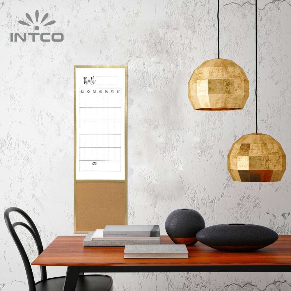 gold dry erase board calendar ideas for home decor